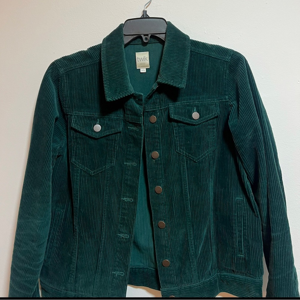 Twik Size M Green Corduroy Jacket